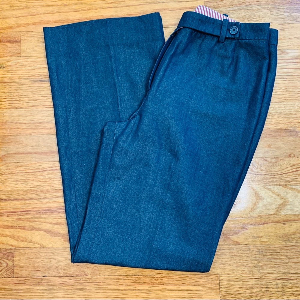 Akris blue pants size 8
